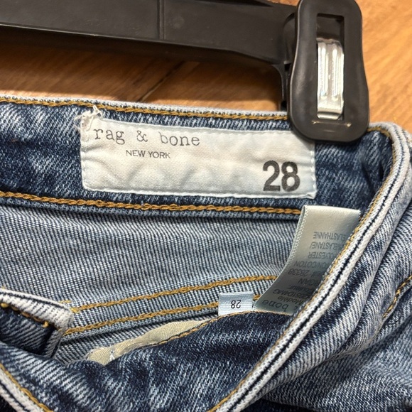 Rag & Bone Classic Blue Denim Skinny Jeans Size 28 - Picture 2 of 5